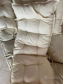 cuscini poltrone da giardino 