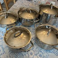 Batteria pentole inox induzione