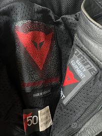 Pantaloni pelle moto Dainese