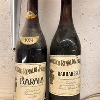 1 Barolo 1974 e 1 Barbaresco 1974