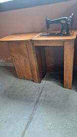 macchina da cucire singer  completa di mobile  ant