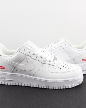 Supreme x Nike Air Force 1 "Box Logo" Bianco 40