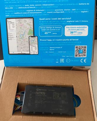 MOOX Track 4G Localizzatore Gps per Auto, Moto,