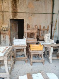 cavalletti in legno
