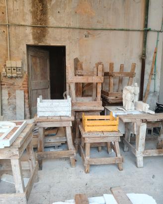 cavalletti in legno