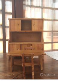 Mobile barbie in legno