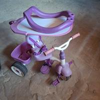 triciclo bambina viola