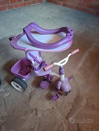triciclo bambina viola
