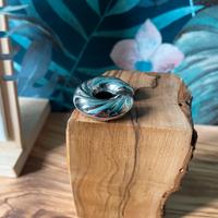 Era cuff argento bombato/ chunky ear cuff silver