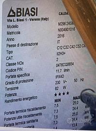 Scheda e componenti per caldaia biasi e sabio