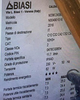 Scheda e componenti per caldaia biasi e sabio