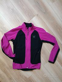 Giacca tecnica donna montura s nero e rosa scuro
