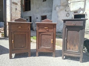 Comodini legno antichi
