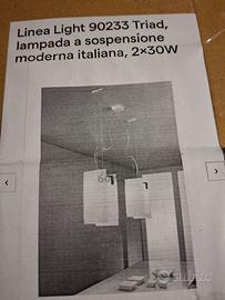 lampadario moderno linea ligth