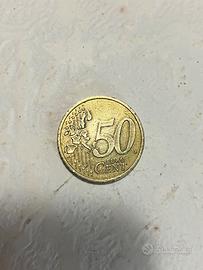 Moneta 50 centesimi tara anno 2001 FRANCIA