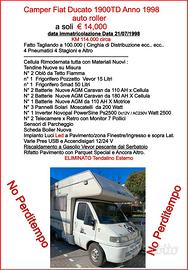 Camper Fiat Ducato 1900TD