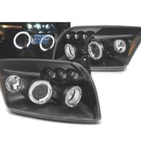 FARI PER DODGE CALIBER 06-12 ANGEL EYES LED NERI