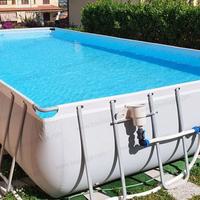 Piscina fuori terra 9,56 x 4,88 x h 1,32 m