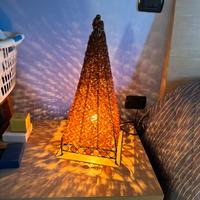 Lampade abat-jour decorative con cristalli