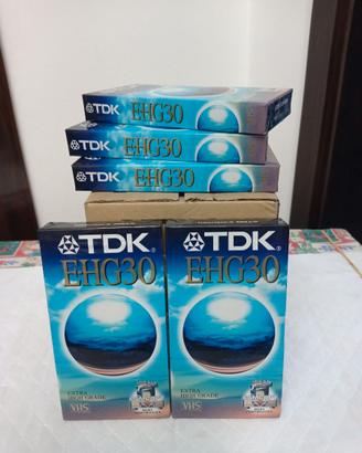 LOTTO 5 VIDEOCASSETTE VHS 30 MINUTI