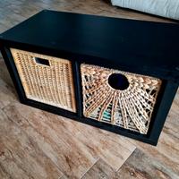 KALLAX di IKEA 77x39x42 cm nero marrone