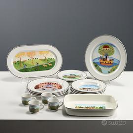 Servizio Piatti Villeroy & Boch Serie Design Naif