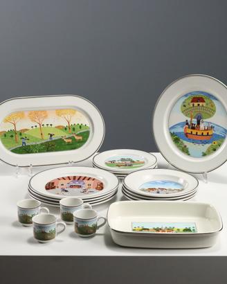 Servizio Piatti Villeroy & Boch Serie Design Naif