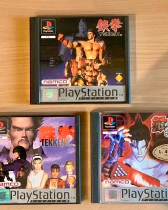 Tekken 1,2,3 Platinum - PlayStation 1 PAL ITA