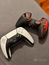 Controller Ps5 e Cover a tema Spiderman