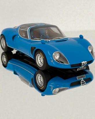 Alfa Romeo 33 Stradale Blu Reale 1/18 Laudoracing