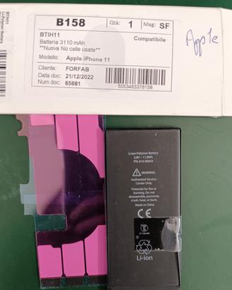 batteria Apple iPhone 11 compatibile 