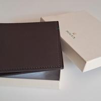Portafoglio Rolex uomo vera pelle marrone scuro Nu