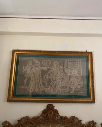 Quadro all’uncinetto
