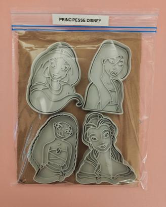 Set 4 Formine Biscotti Principesse Disney!