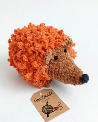 Riccio Amigurumi fatto a mano all'uncinetto 