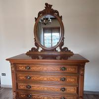 ✨ Elegante cassettiera in legno in stile classico