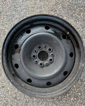 Set 4 cerchi in ferro 15 pollici peugeot / citroen