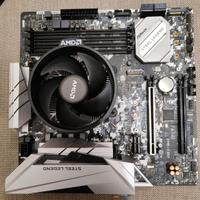 Asrock AM4 B450m + AMD Ryzen 5 3600