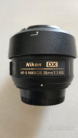 obiettivo nikon dx as-s 35 mm  1.8g
