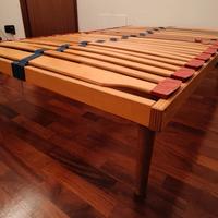 Rete+materasso da una piazza e mezzo, buono stato.