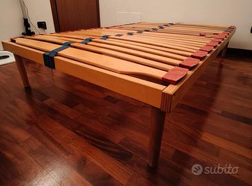 Rete+materasso da una piazza e mezzo, buono stato.