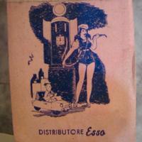 Antica Agendina Telefonica Distributore Esso