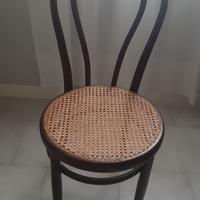 2 sedie viennesi antiche, marca Fischel