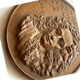 Medaglia Bronzo Gottfried Wilhelm Leibniz 1966