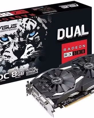 Scheda video ASUS DUAL Radeon RX 580 Overclock 8GB