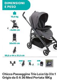 passeggino trio chicco love up