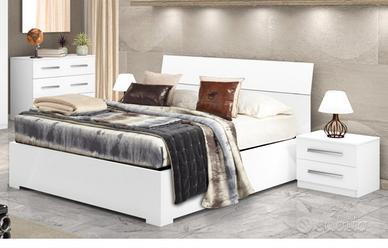 letto contenitore +  2 comodini 