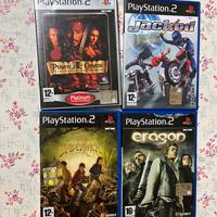 4 giochi in blocco PlayStation 2 Sony