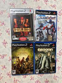 4 giochi in blocco PlayStation 2 Sony