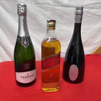 Trio Ferrari brut, Jhonnie Walker, Grappa Alexande